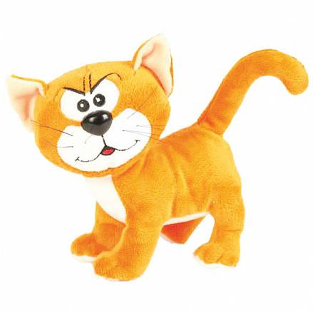 Мягкая игрушка кот Азраэль из серии Смурфы с музыкальным чипом, 20 см. 